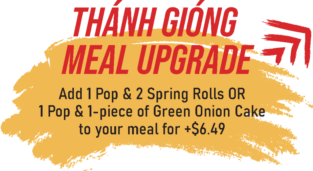 Thanh Giong meal upgrade